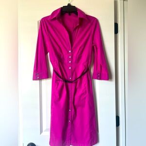 Express | Dresses | Hot Pink Shirt Dress | Poshmark